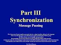 Concurrent Computing III Message Passing -