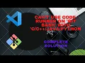 Can t use code runner on Git Bash with C C Java Python - command not working