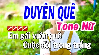 Download Karaoke Duyên Quê Tone Nữ Cha Cha Cha ( La Thứ ) nhạc sống Tuyết Nhi MP3