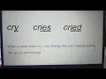 Inflectional Endings