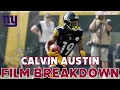 Giants WR Calvin Austin Film Breakdown