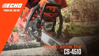 ECHO CS-4510 Chainsaw Features Specs