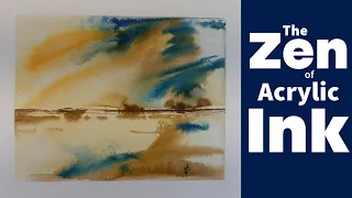 Abstract Acrylic Landscape