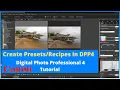 How to use Recipes Presets 2021 Canon DPP4 Digital Photo Professional Tutorial
