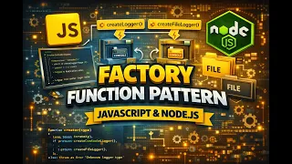 14 Factory Function Pattern in JavaScript Node js Factory Design Pattern