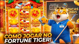 FORTUNE TIGER COMO JOGAR PASSO A PASSO NO JOGO DO TIGRINHO! ESTRATÉGIA NO JOGO DO TIGRE!