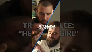 Travis Kelce Tries Carrying Jason s Baby Girl For The First Time Kelce Documentary