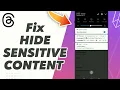 HOW TO FIX THREADS HIDE SENSITIVE CONTENT