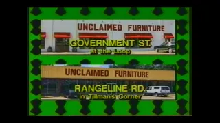 Unclaimed Furniture Commercial 1995