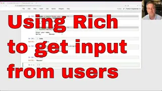 Better Python input with Rich