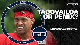Michael Penix Jr Tua Tagovailoa Which QB gives the Falcons a better chance to win Get Up