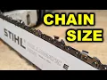 Lagu CHAINSAW 101 - How to buy the proper chain for a saw - Drive Links Pitch Gauge Cutter correct size