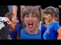 Taylor Swift BEHAVING like Travis Kelce at the Knicks NBA Finals game for 11 Minutes straight
