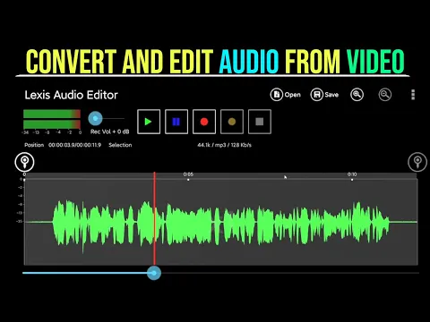 Download MP3 How to Convert and Edit Audio MP3 from Video MP4 on Android Phone or Tablet