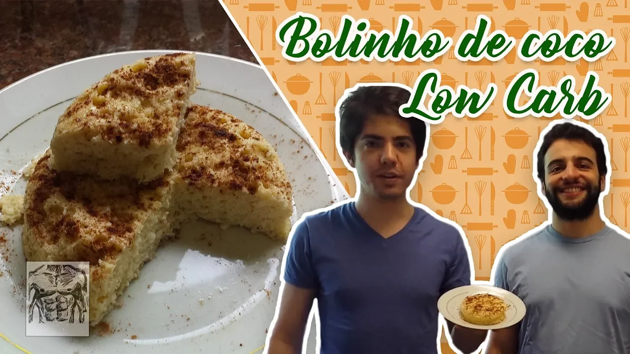 RECEITA BOLINHO DE COCO LOW CARB ULTRA RÁPIDO DE MICROONDAS