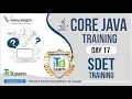 Core Java Training Day 17 March 2020