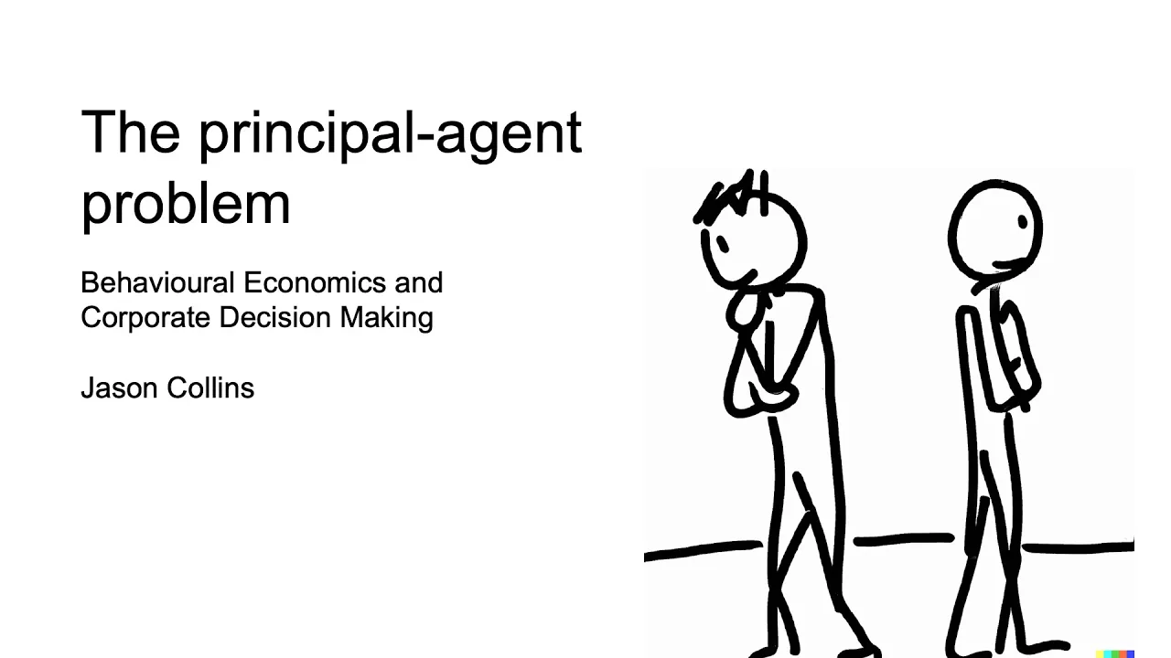 The principal-agent problem