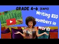 Number words 2020 CAPS Grade 4 5 6 Mathematics