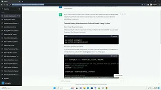 Saving attachments in Outlook emails using python