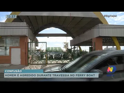 Homem é agredido durante travessia no ferry boat