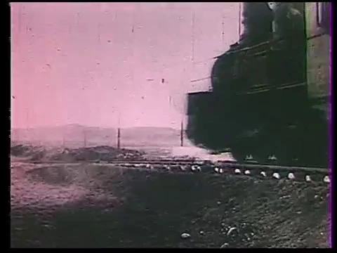 THE ARRIVAL OF TRAIN TO DUSHAMBE, 1929 // AGITFILM
