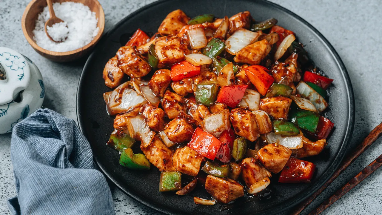 Chicken with Black Bean Sauce