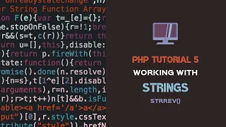 PHP STRINGS TUTORIAL strrev Reverse a string