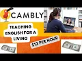 How to Join CAMBLY as an ENGLISH Tutor Online TUTORING Make a Living from TEACHING English