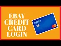 How To Login eBay Credit Card Account eBay Credit Card Sign In 2022