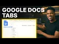 How to Use Document Tabs in Google Docs 2026 Step-by-Step