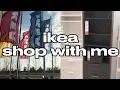 SHOP WITH ME at IKEA building the BRIMNES bookcase decorating it vlog haul