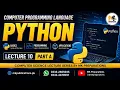 Python Programming Complete Lecture Computer Science Lecture 10 Part A All PSC Exams Preparation