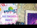 I Broke My Record July Finished Pages Completed Pages AD colouring Maria Trolle