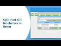 Split Bill Managing Part Bill of Guest at Checkout