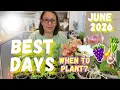 Best Days to Plant in June 2026 Lunar Planting Calendar