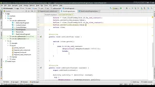 20 Android tutorial 2018 20 SQLite Read Information from database
