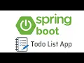 Java Spring Boot - Todo List App