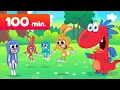 Download Lagu Piosenki Dla Dzieci ❤️ SKACZEMY JAK ZAJĄCE ❤️ Smok Edzio - ZESTAW 100 minut