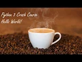 Python3 Crash Course Hello World