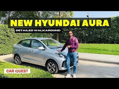 2023 New Hyundai Aura SX(O) Variant Walkaround | Car Quest