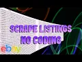 How To Scrape eBay Listings No Code Needed