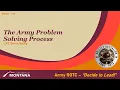 Army Problem Solving Process - MSL202 Lesson 04