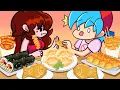 Download Lagu BOYFRIEND vs GIRLFRIEND MUKBANG - FRIDAY NIGHT FUNKIN ANIMATION | OGG ART
