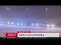 Slick snowy morning commute in Hoffman Estates