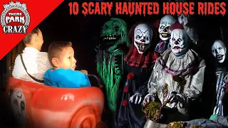 Download Top 10 SCARIEST Haunted House Rides MP3