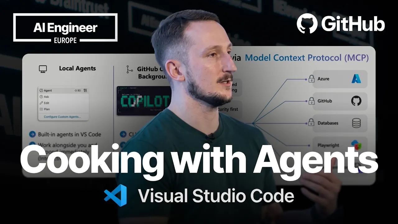 Cooking with Agents in VS Code — Liam Hampton, Microsoft: video thumbnail