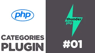 Categories plugin for thunderPHP Framework Plugin creation Quick programming tutorial
