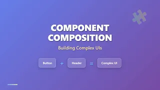Component Composition Build Complex UIs from Reusable Pieces