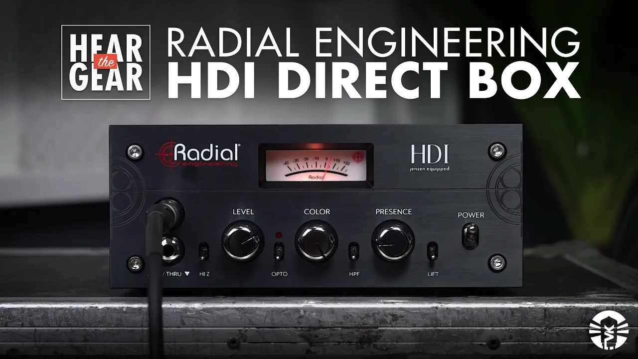 Radial Engineering HDI High-Definition Studio-Grade DI Box Vintage King