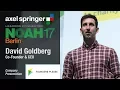 David Goldberg Founders Pledge - NOAH17 Berlin